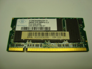 Памет за лаптоп DDR 256MB PC-2100 Nanya